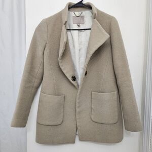 banana republic womens wool coat size xs